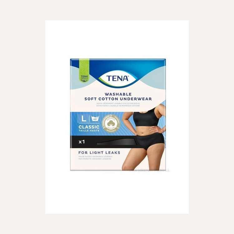 TENA Washable Soft Cotton Underwear — pratelné absorpční kalhotky, produktová fotografie